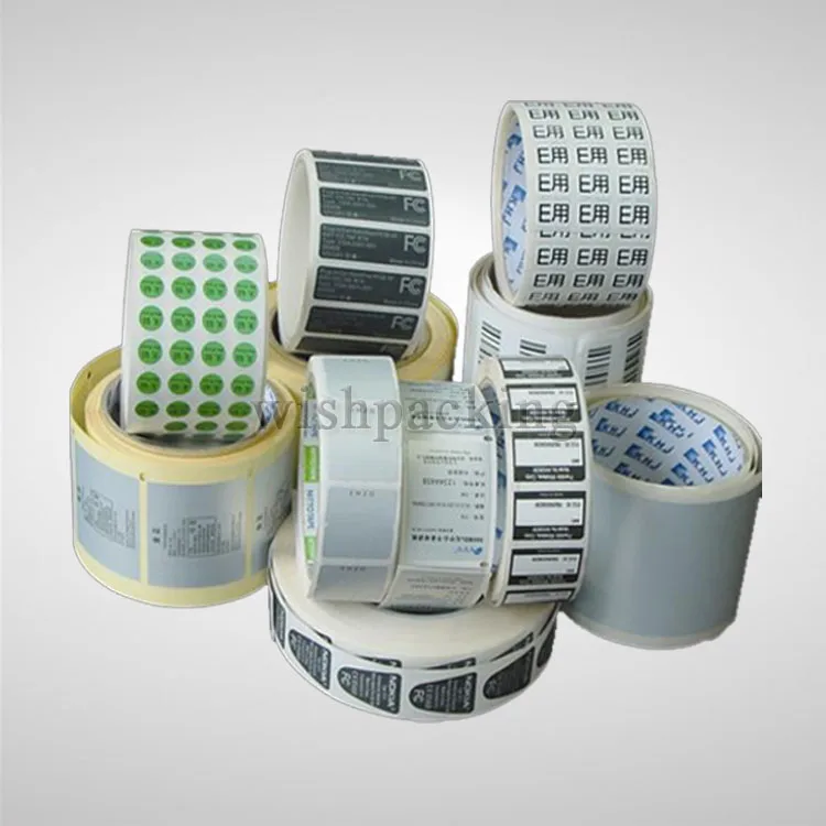Hot sale custom waterproof smooth surface paper adhesive sticker label  for cans jam glass plastic bottle