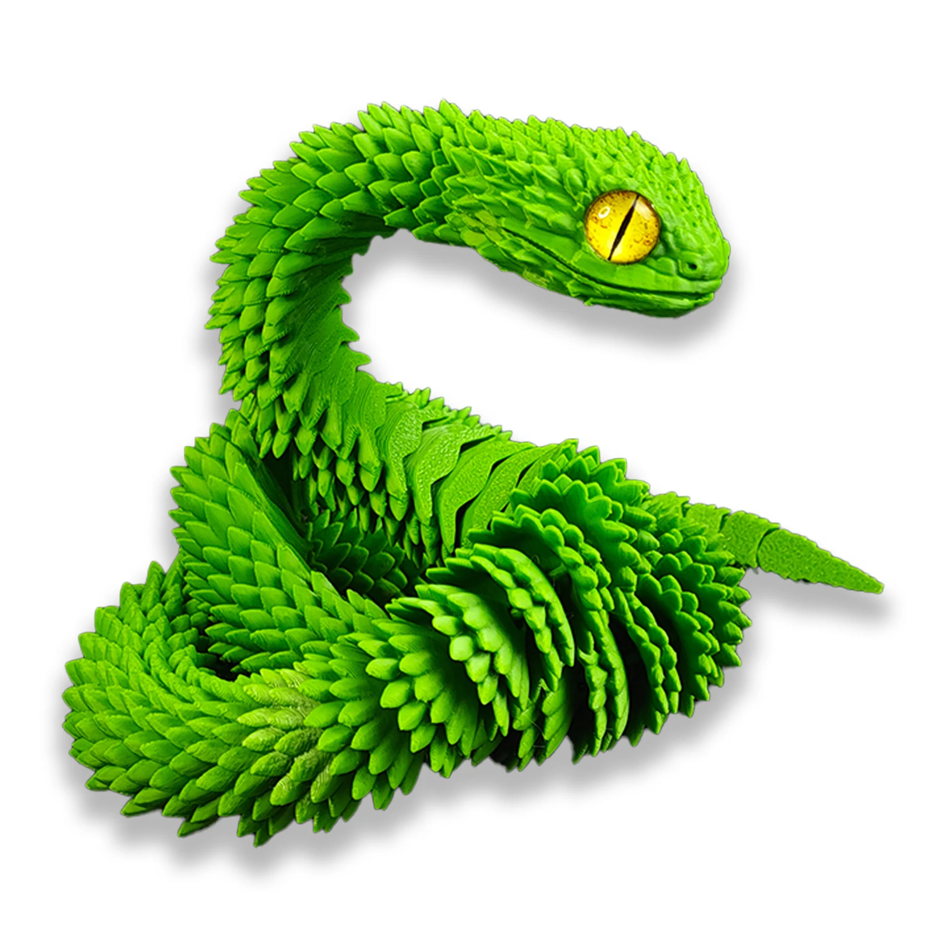 3D Printed Flexible Snake Hot Sale 3D Printing Snake Hand Model Gift Decoration High Precision Creative Dragon Snake Model Toy