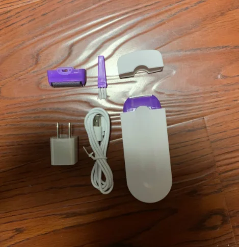 Косметическое оборудование для стрижки волос портативный Гладкий сенсорный датчик легкая Безопасная бритва Эпилятор безболезненное удаление волос машина