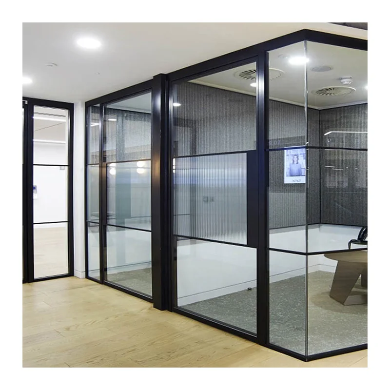 4mm 6mm 8mm fluted reeded ribbed pattern tempered toughened decorative glass partition wall panel