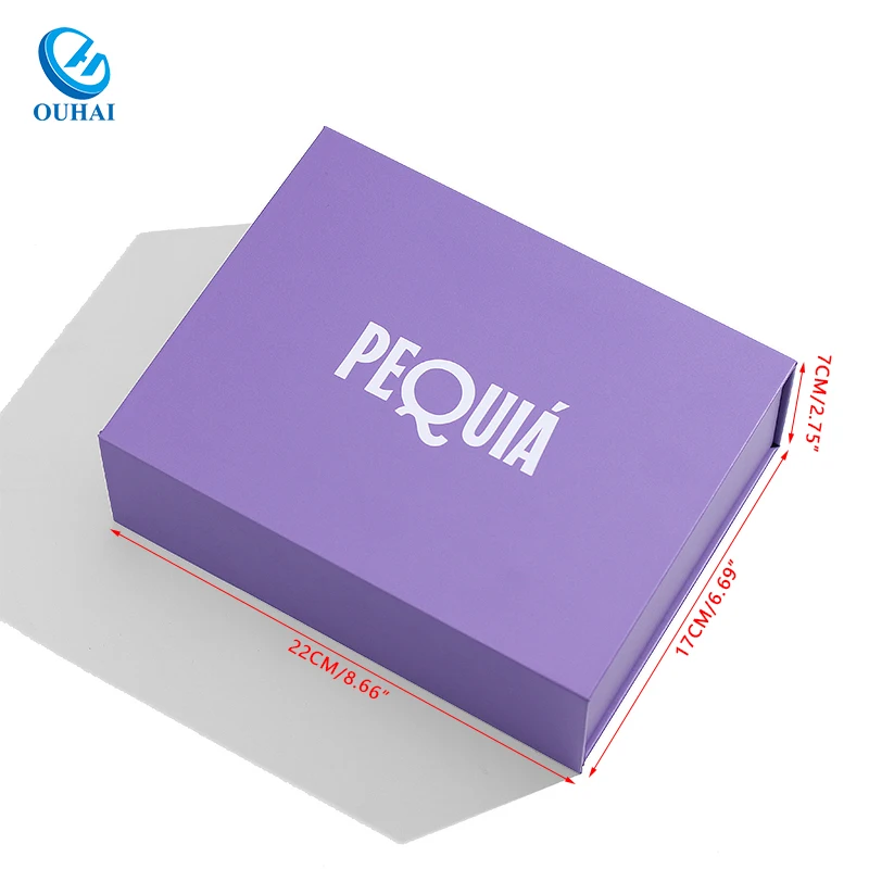 Brand Creation Magnetic Lid Rigid Packaging Gift Box Custom Luxury Recyclable Non-collapsible Craft Paper Box for Packaging