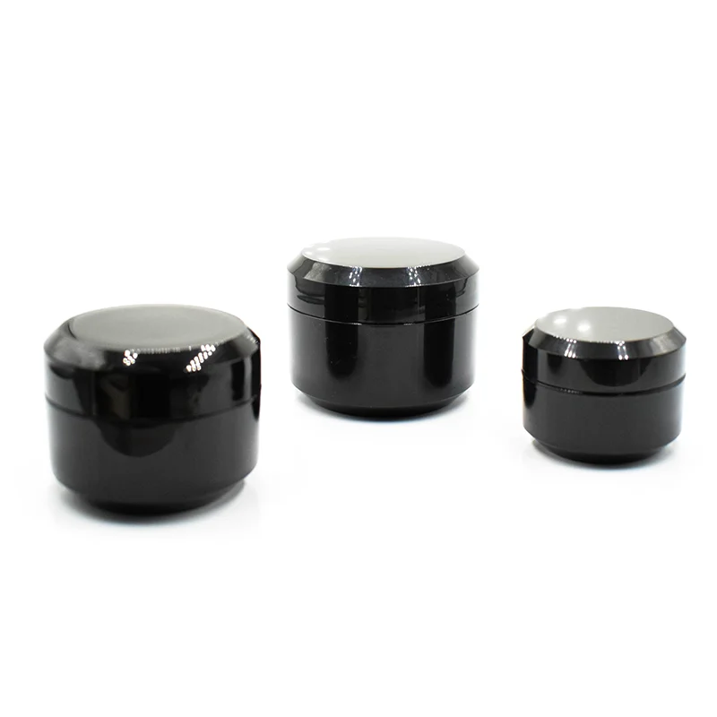 unique shape cosmetics packaging cream containers jars empty loose powder skin care jar with lids