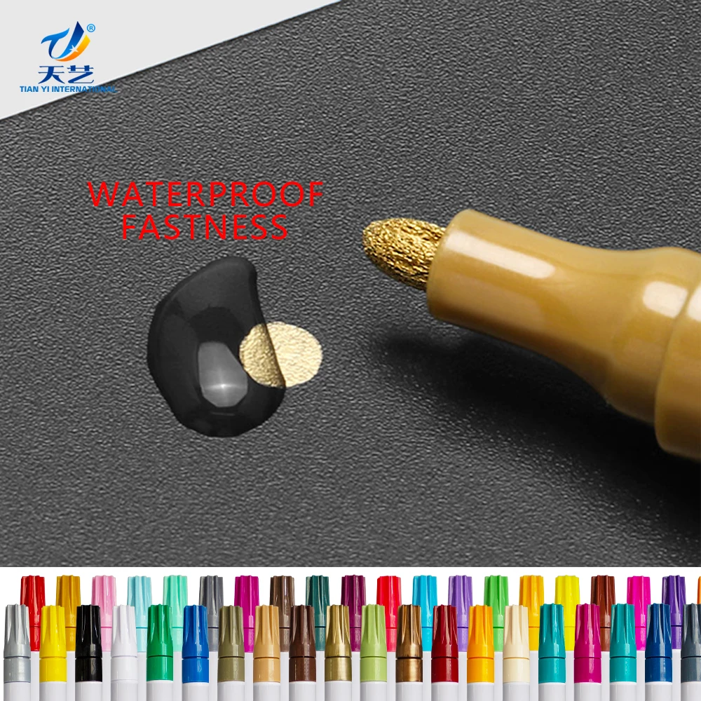 
2019 Promotional Waterproof High-cover Colors Acrylic Paint Markers 