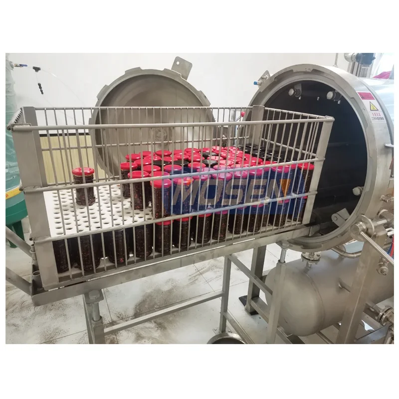 Industrial Food Sterilizer Mini Retort Machine for Sardines Tin Can