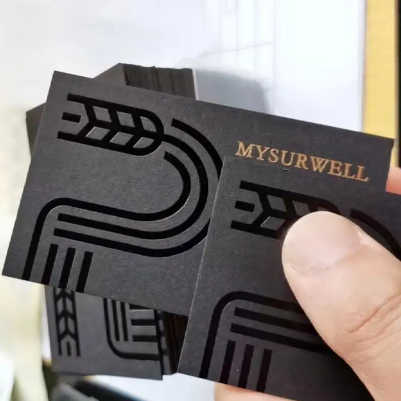 TG0834 logo custom eco friendly double sided printed matte professional business card print business cards printing