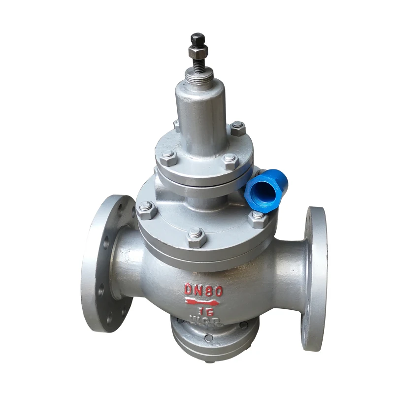 OEM Customized Carbon Steel WCB DN80 Piston Steam Pressure Reducing Valve High-Temperature Media-Oil Gas Water Manual Control