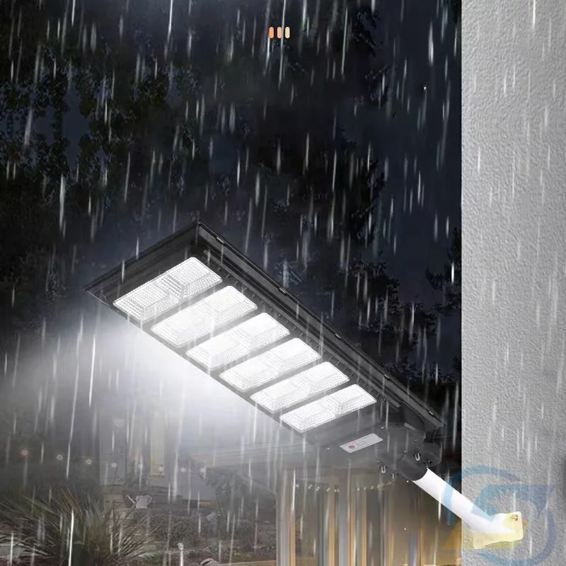 Factory price street light 600W all in one abs housing waterproof outdoor solar street light