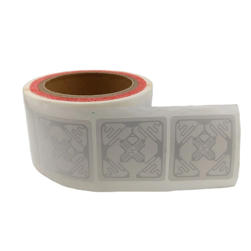 UHF RFID library sticker tag with NXP Ucode8/9 chip for library inventory management