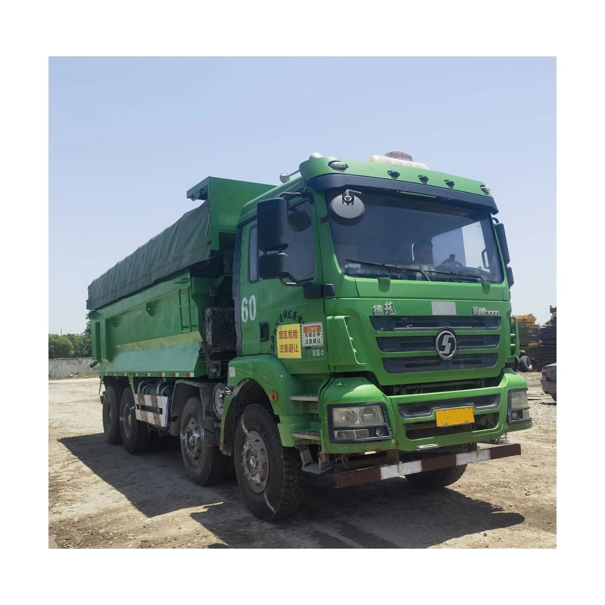 Подержанный 12-колесный самосвал Китай б/у shacman M3000 8x4 для продажи