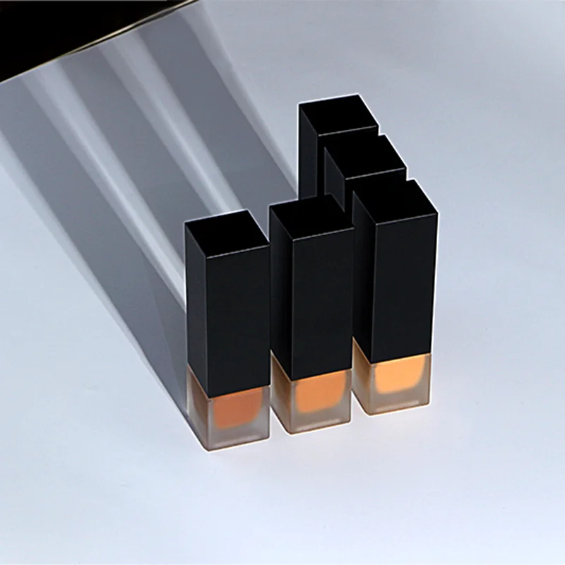 no logo matte makeup vegan for dark skin long-lasting full coverage waterproof private label cosmetics liquid foundation