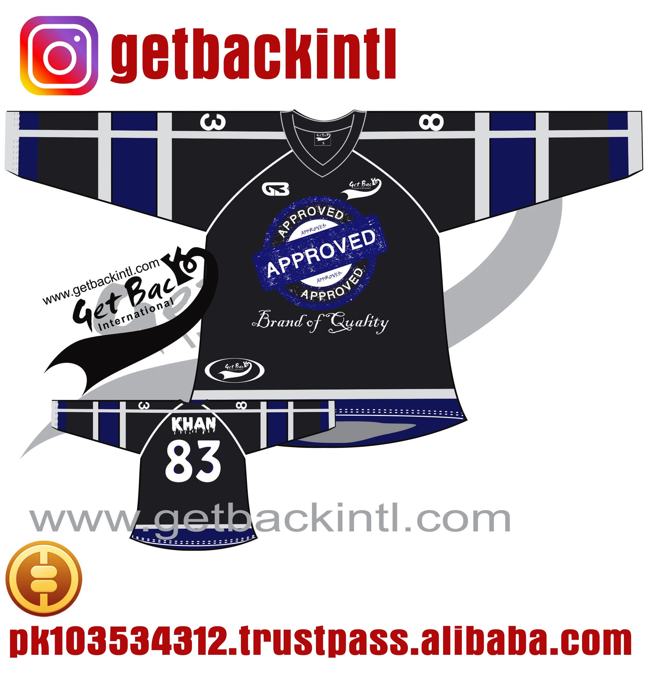 High Quality Custom 100% Polyester Mesh Ice Hockey Jerseys Sublimation Print Genre-Specific Wear for Hockey
