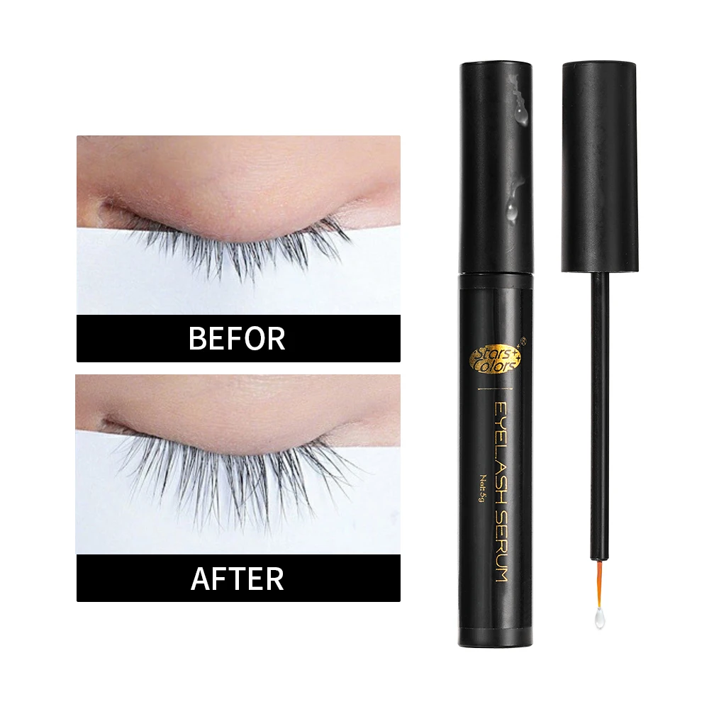 Hot Selling Private Label Eye Lash Growth Serum Premium 5ml Eyelash And Eyebrow Coating Fast Enhancer For Salon Use