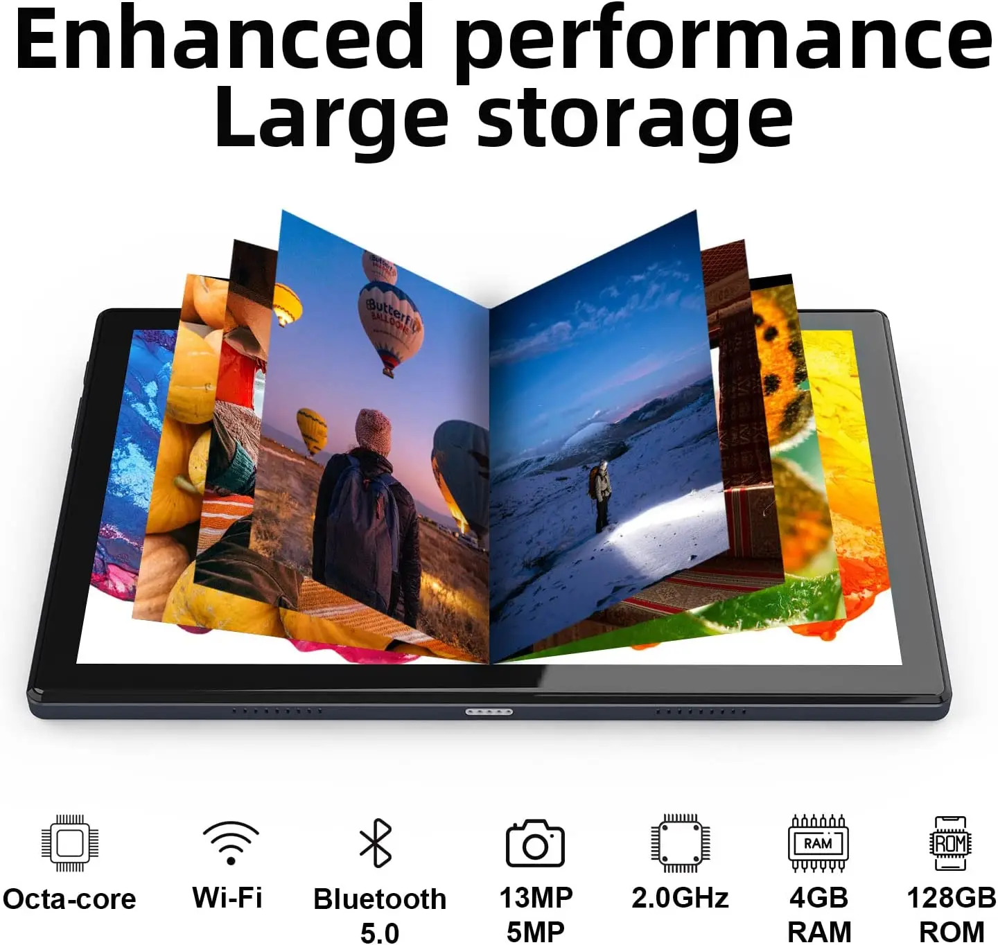 2022 Newest 2 in 1 Android 11 Tablet 10 inch 4G Phone Tablet with Dual Sim Card Slot 4GB+64GB Tablet with Keyboard