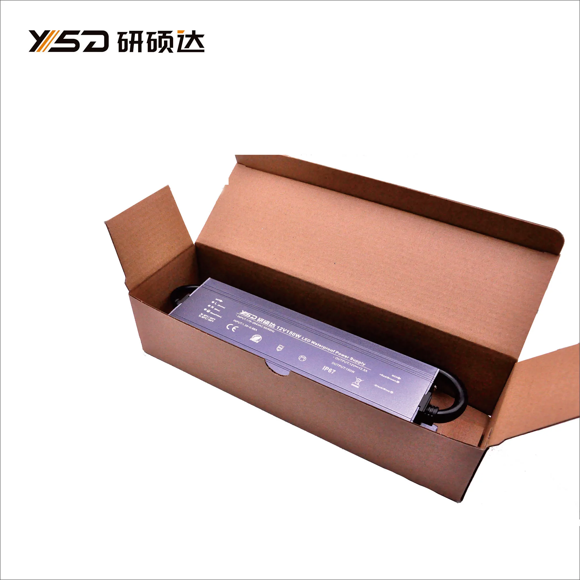 LED Driver 100W 150W 200W 250W 300W 12V 24V Constant Voltage 100-270V IP67 Single Output Waterproof Transformer LED Power Supply