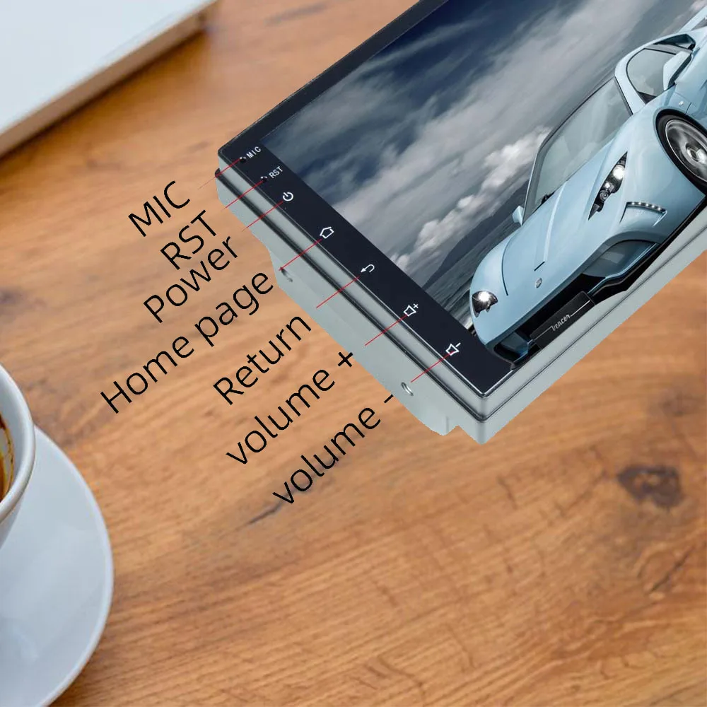 OKOK 7inch car radio is suitable for Android 12 Octa Core 4+64GB with CarPlay Android car DSP coaxial audio output car stereo sy