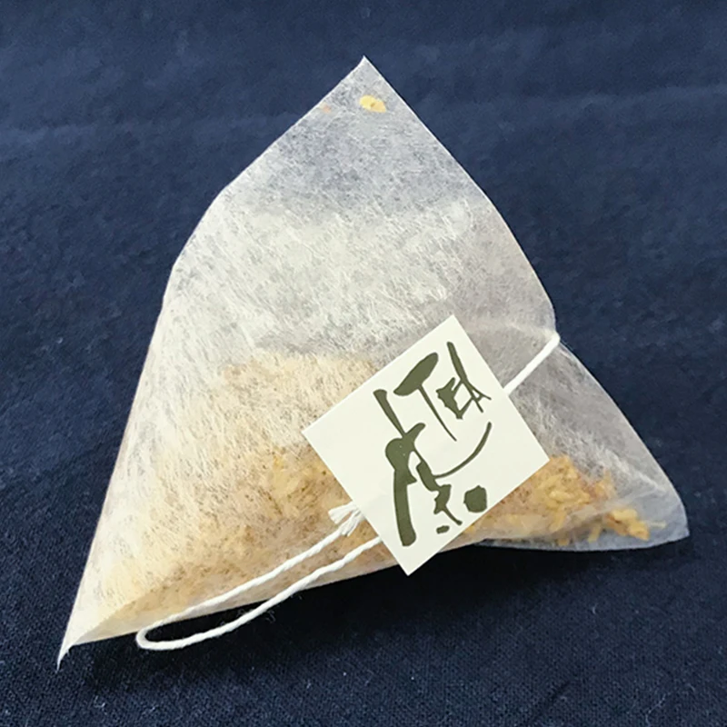 Customized Teabags hot seal corn fibers filter bag coffee tea bags