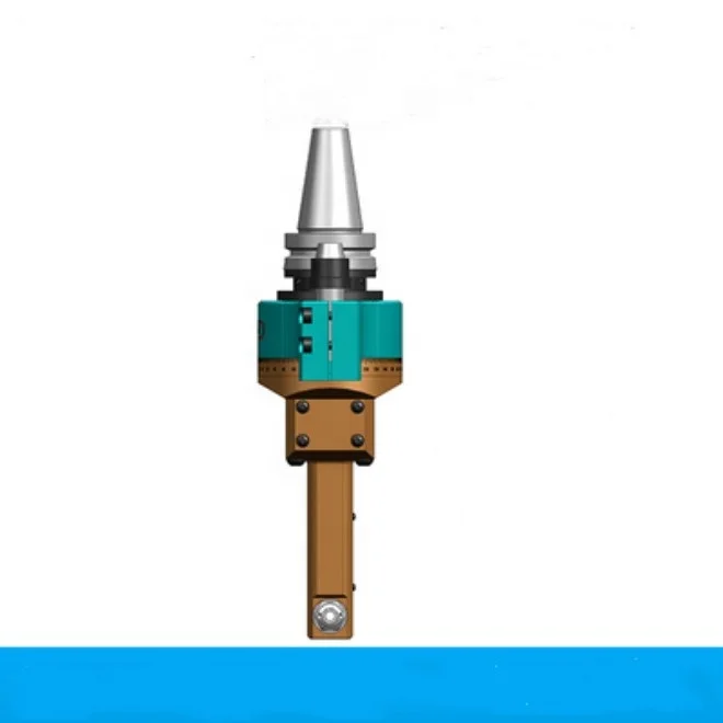 90 Degree Right Angle Milling Head BT40 Tool Holder D4 D6 Collet Stainless Steel CNC Machined Machinery Tool