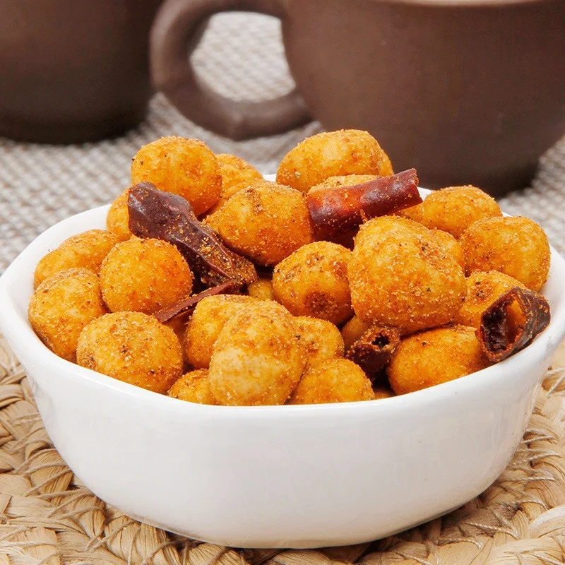 Koh-Kae 90g Delicious Roasted Peanuts BBQ Flavoured Shrimp Flavoured Beans Crunchy Hard Coated Peanut Snack in a Bag Packaging