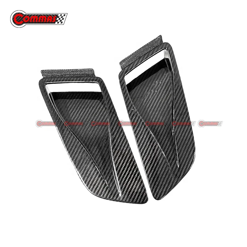 Auto Exterior Decorative Air Flow Intake Scoop Bonnet Vent Strip For Porsche 991.2 GT3RS Style
