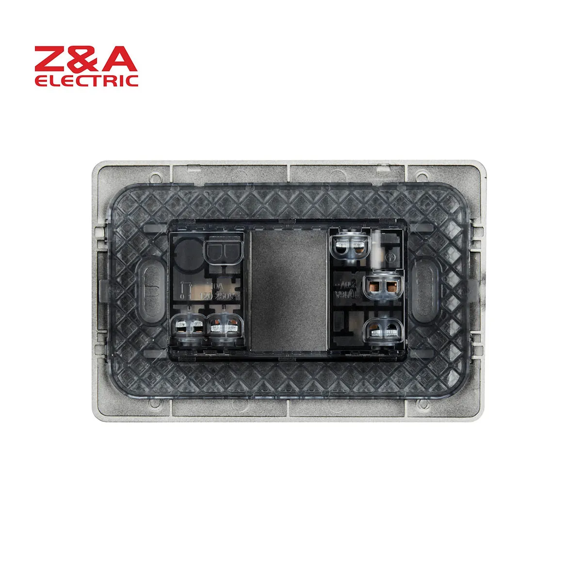 AM2227.FMBK AM Series Full Matte Black Z&A ZA electrical  wall switch