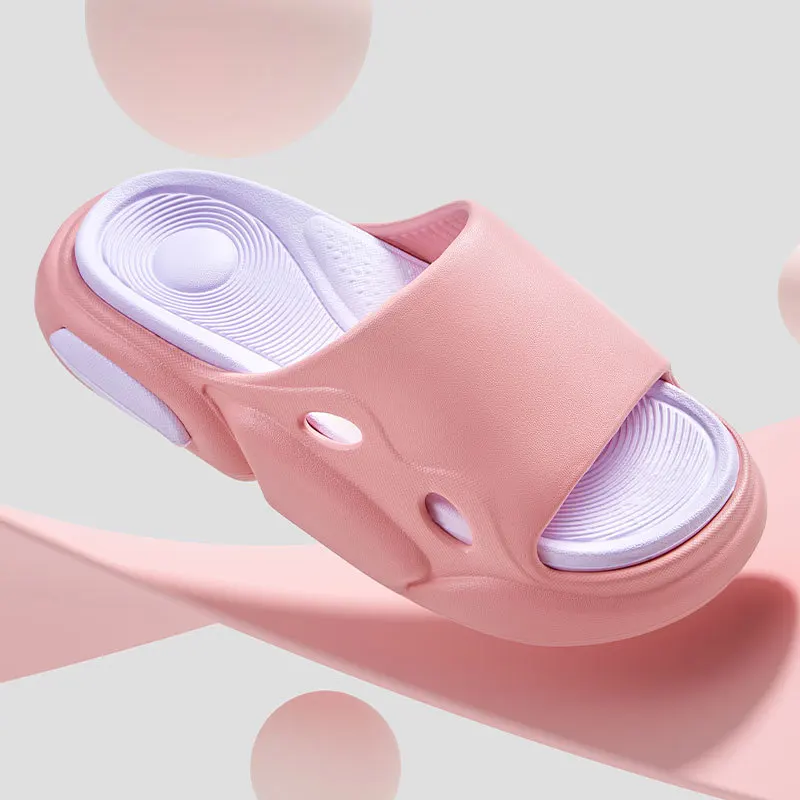 Summer Outwear Outdoor Leisure Couple Sandals Sports Fashion Comfortable Soft Sole Slippers Thick Sole Beach Slippers For Women