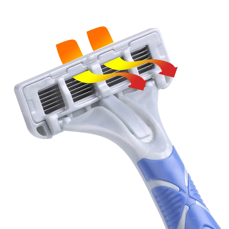 Manufacturer Wholesale Under Shave Razor Disposable 5 Blade Shaving Razor for Men