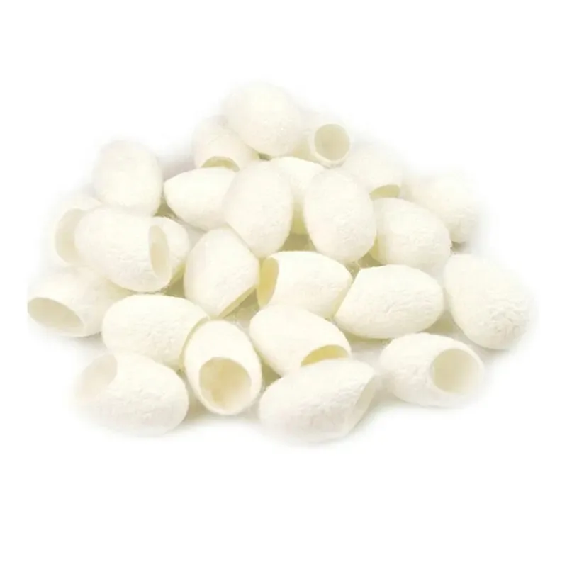 Silkworm cocoon original 100% Natural for skin care/Cocoon Silk High Quality cheapest for export From Vietnam Product for Beauty