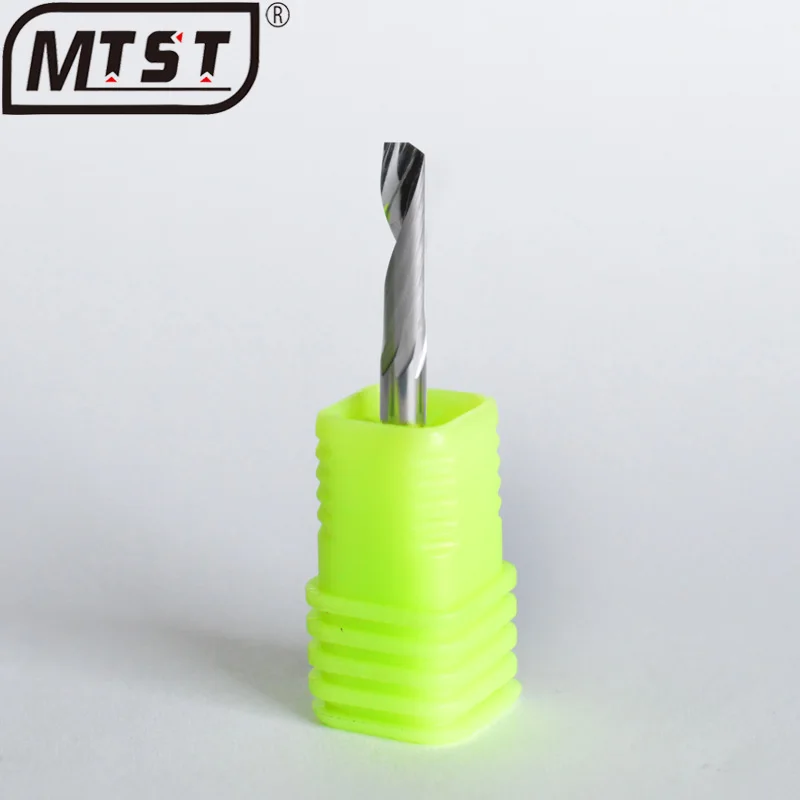 3.175mm 1flute alu spiral bits end mill CNC soild carbide milling cutter tools for aluminium