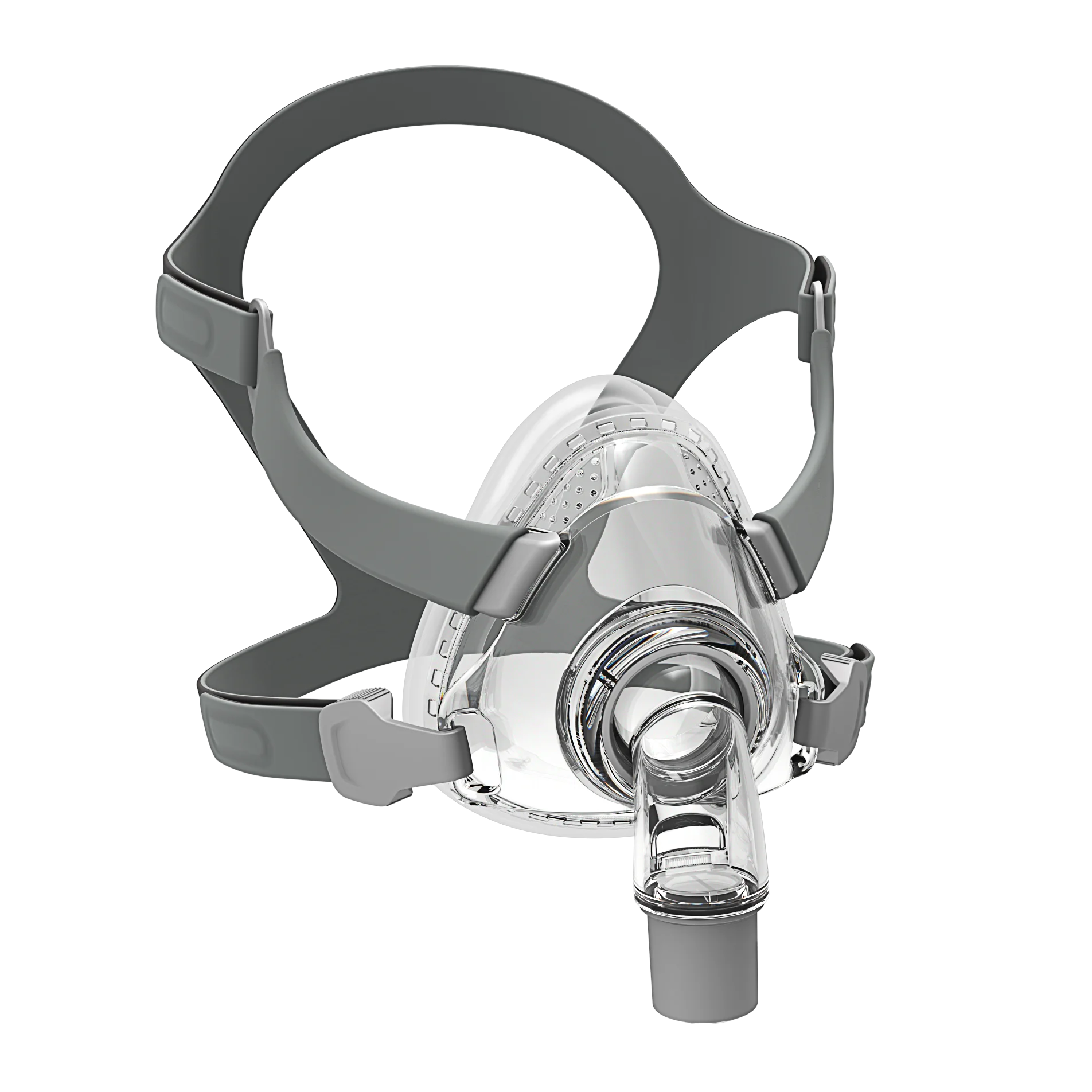 F5A Masks Oral-Nasal CPAP Mask Auto BiPAP Breathing Machine Oxygen White Niv Full Face Mask