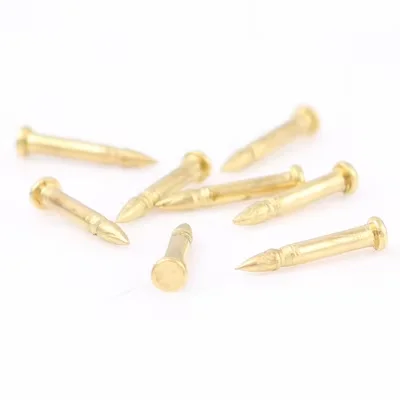 2.0*8 mm Raw Brass Pin for Brooch Clasps