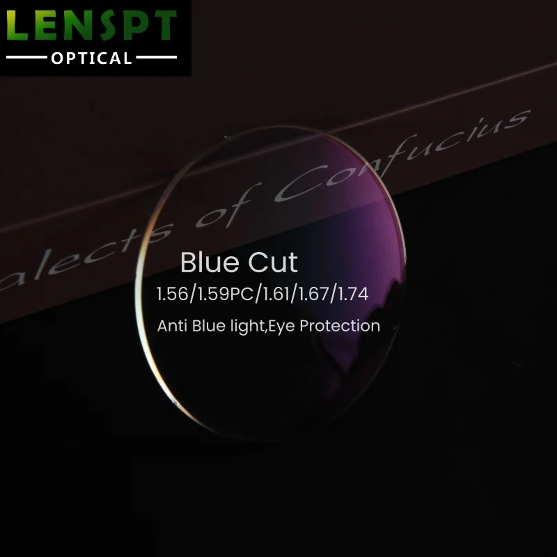 Photon 1.56 blue cut optical lens single vision Optical lentis bluecut lens lenses optical hmc anti blue light lenses