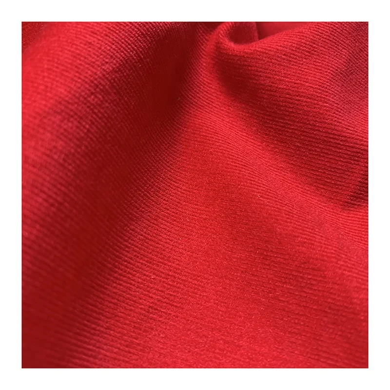 China Factory PromotionCotton 28 corduroy soft touch factory custom Red corduroy fabricf for Baby clothes