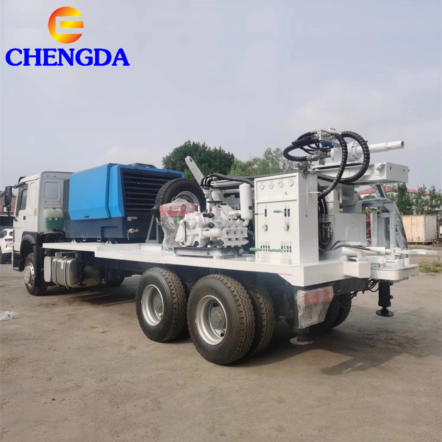 Sinotruck 8X4 400 м грузовик установка для бурения камней буровая буровые