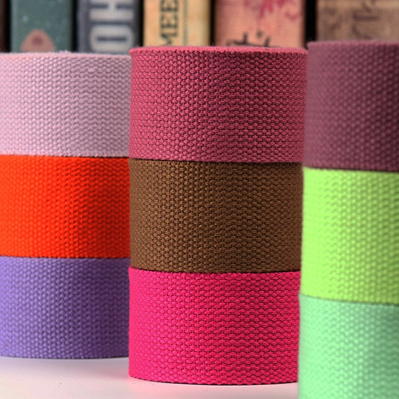 Однотонные тканевые аксессуары для багажа на плечо сзади, подвесной Пояс для брюк, декоративный хлопковый лямочный ремень