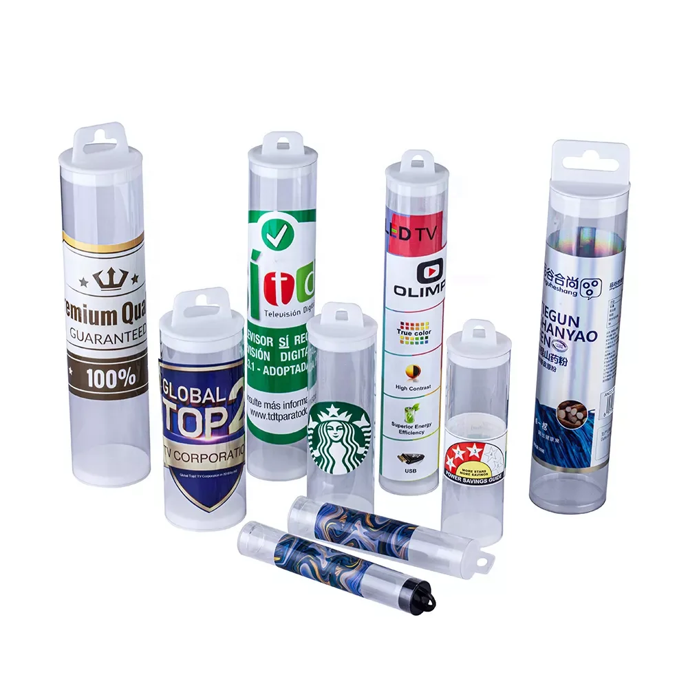 High quality transparent  PC PETG PCTG material Packaging Tubes with extrusion molding and cutting