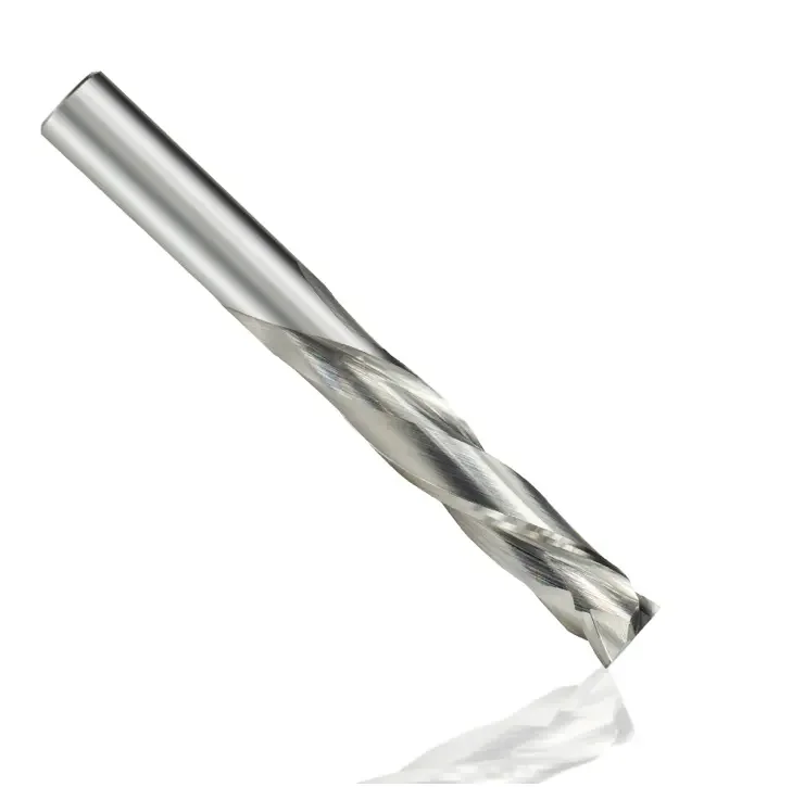 Manufacture Sharpener CNC Tungsten Carbide Engraving Carving 2 Flutes Compression Carbide Flat Milling Cutter for Wood