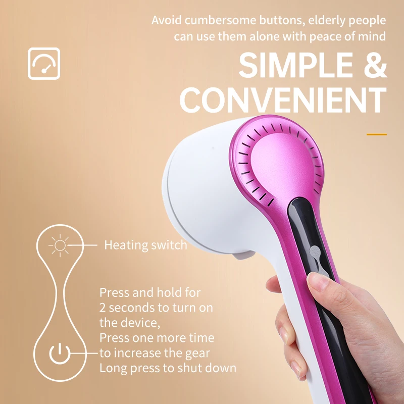 Mini Massager Vibrator/Vibro Shape Heated Belly Slimming Massager