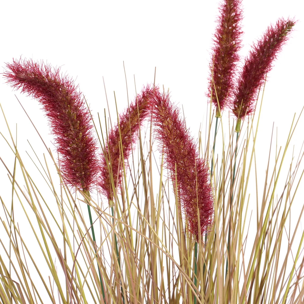 Most Popular Realistic indoor Decorative Artificial PVC Onion Grass Dog Tail Grass Plant