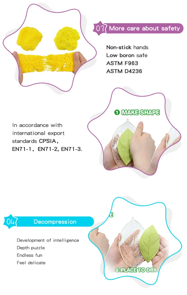 2020 экологичный Пластилин супер легкий воздух сухой мягкий 3d глина Сверхлегкий Diy моделирование слизь масла Diy игрушка