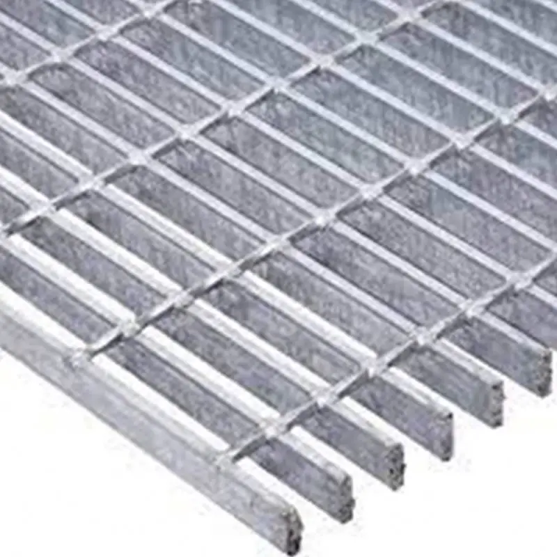 Steel Grating Walkway Platform Mesh Trench Cover Grate Galvanized Compound Steel Grating