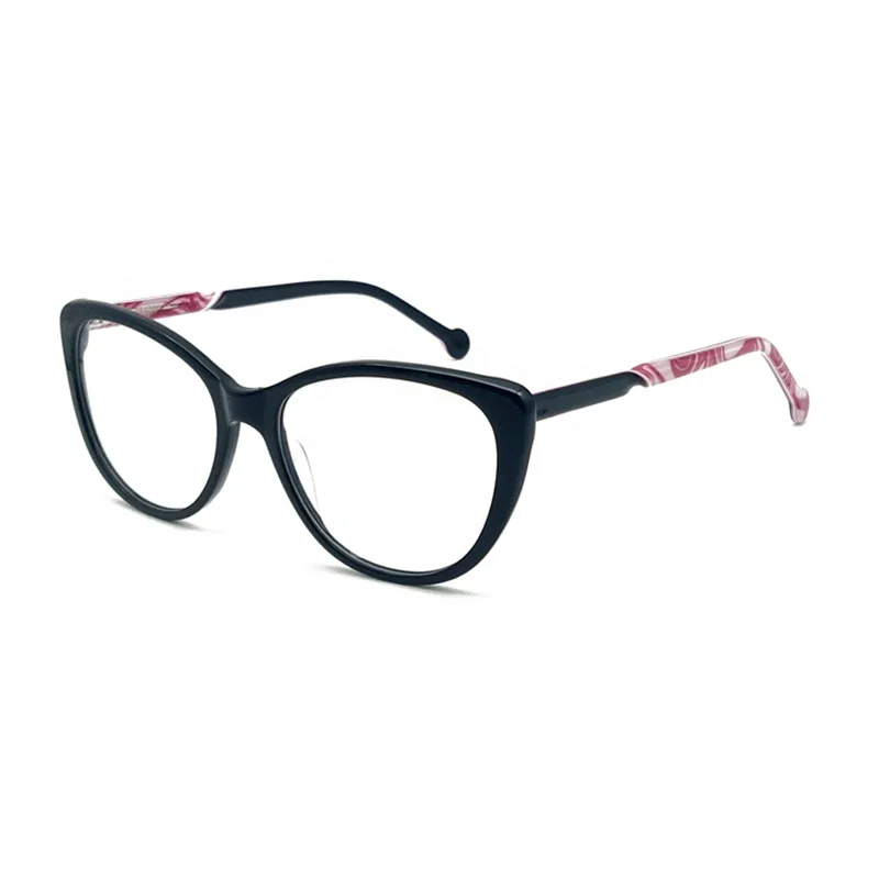 Manufacturers fashion acetate translucent glasses optical frames for women