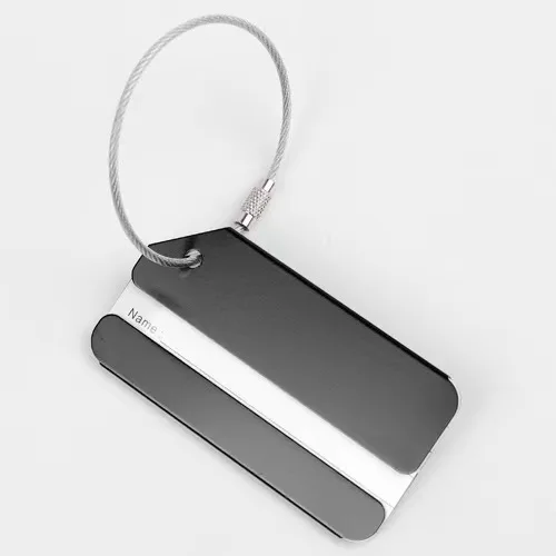 The cheapest Factory Supply Customized Alloy Bulk Blank Name Tags Airplane Metal Travel ID Anodized Aluminum Luggage Tags