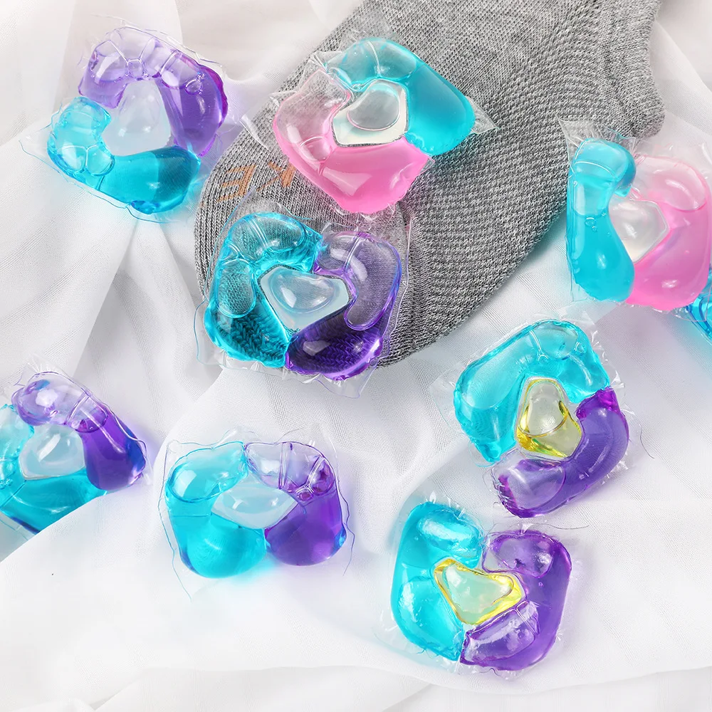 wholesale OEM Clean fragrance laundry gel 3in1 Capsules Liquid Laundry detergent Pod Detergent capsules