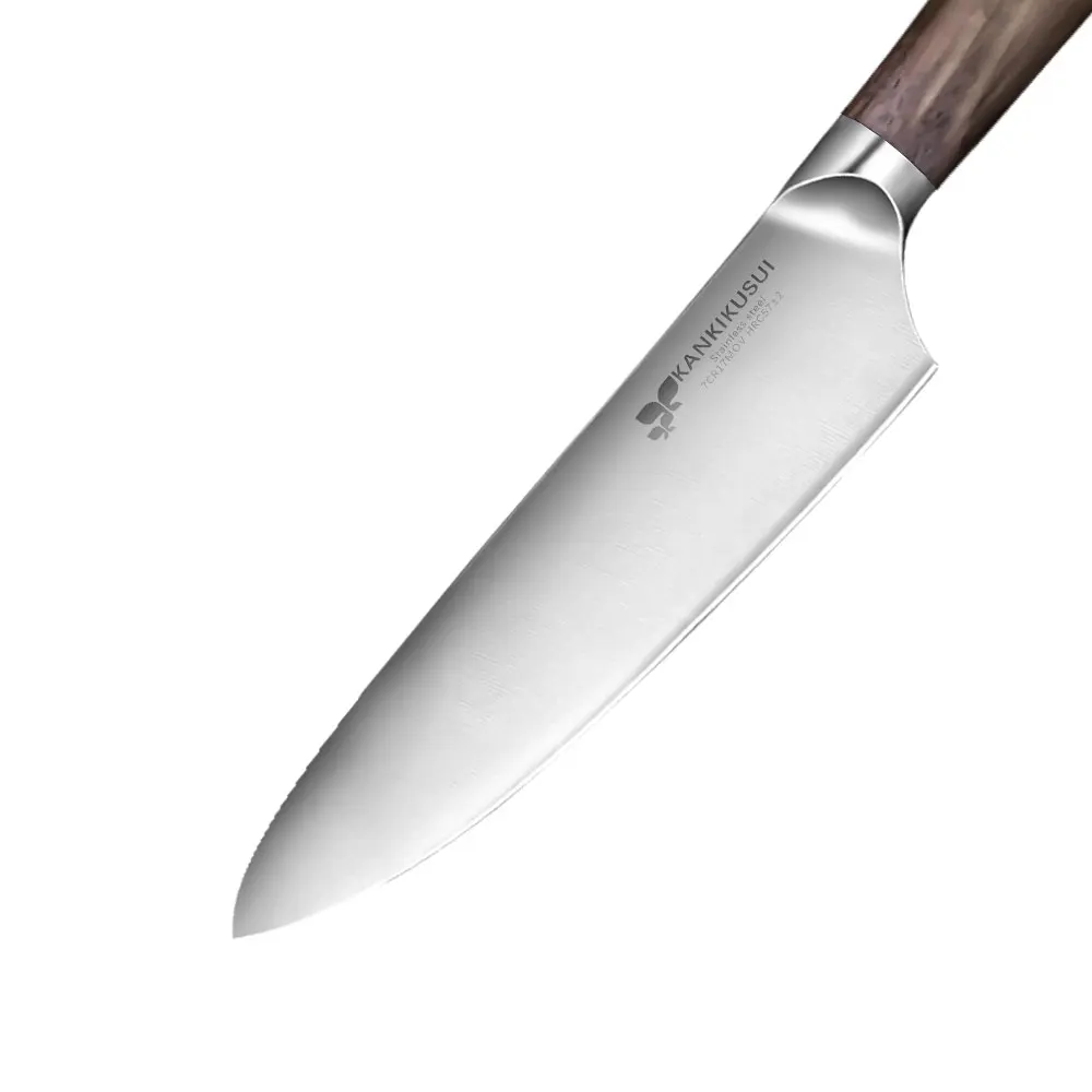 OEM&ODM Kitchen Knives 8 Inch Meat Cutting Knives Walnut Handle Stainless Steel Durable Sharp Cooking Chef Knife