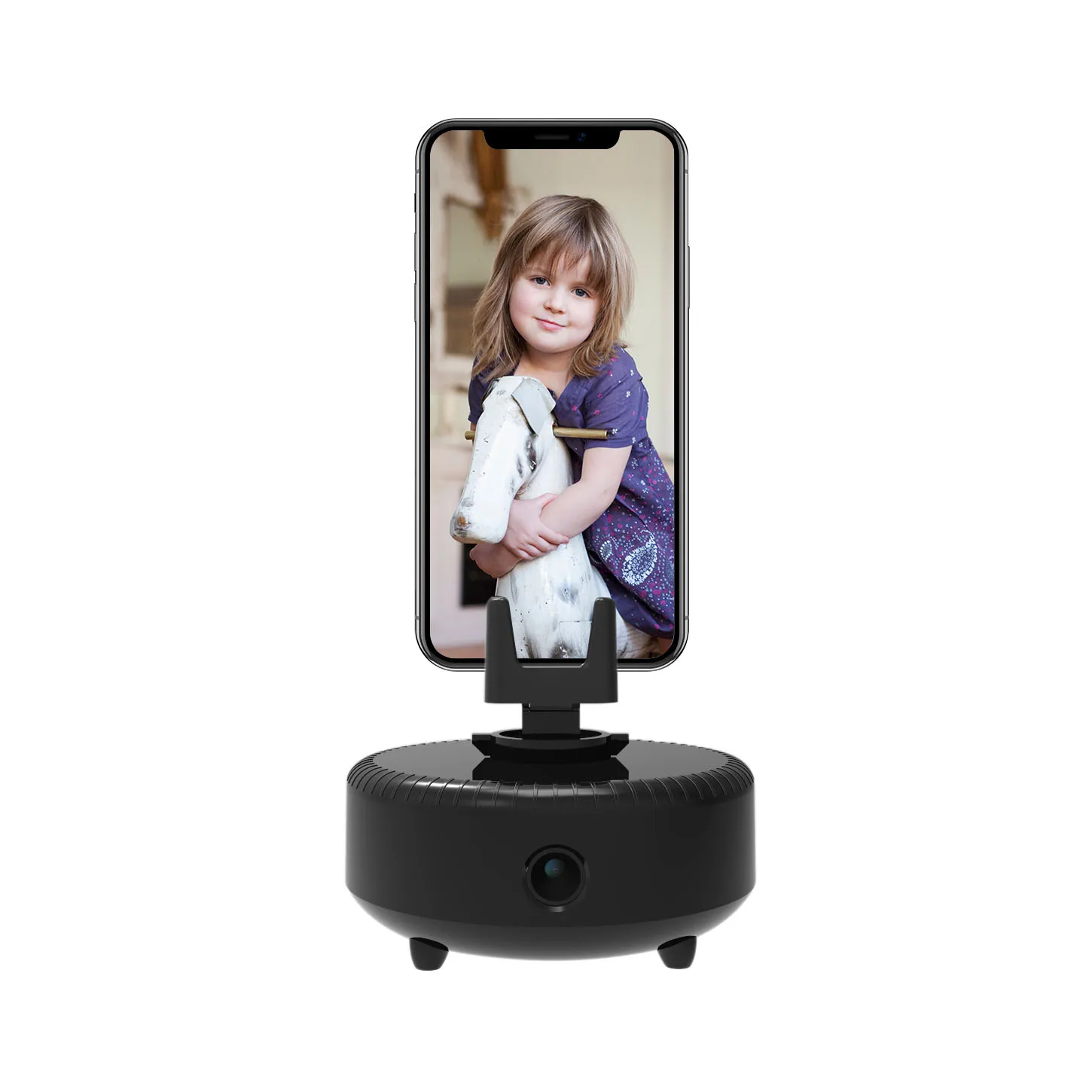 New Arrival 360 2021 AI  vlog tracking video head portable gimbal universal mobile phone holder mount head GT-007