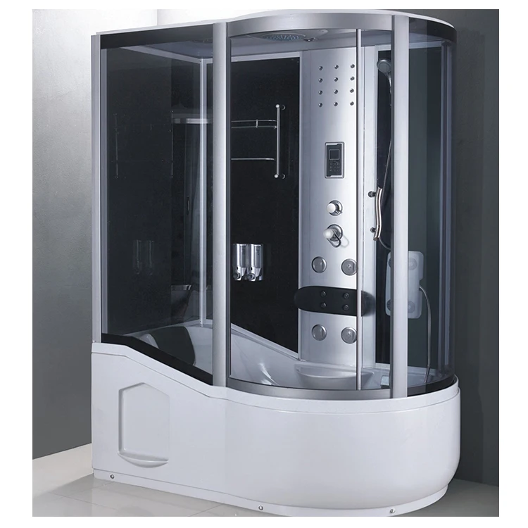 Aokeliya new design complete shower cabin cheap rectangular 3 function massage shower room (1600211457377)
