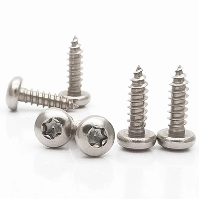 China wholesale iron pan head screw wood torx self-tapping screw full thread stainless steel self tapping screws for metal