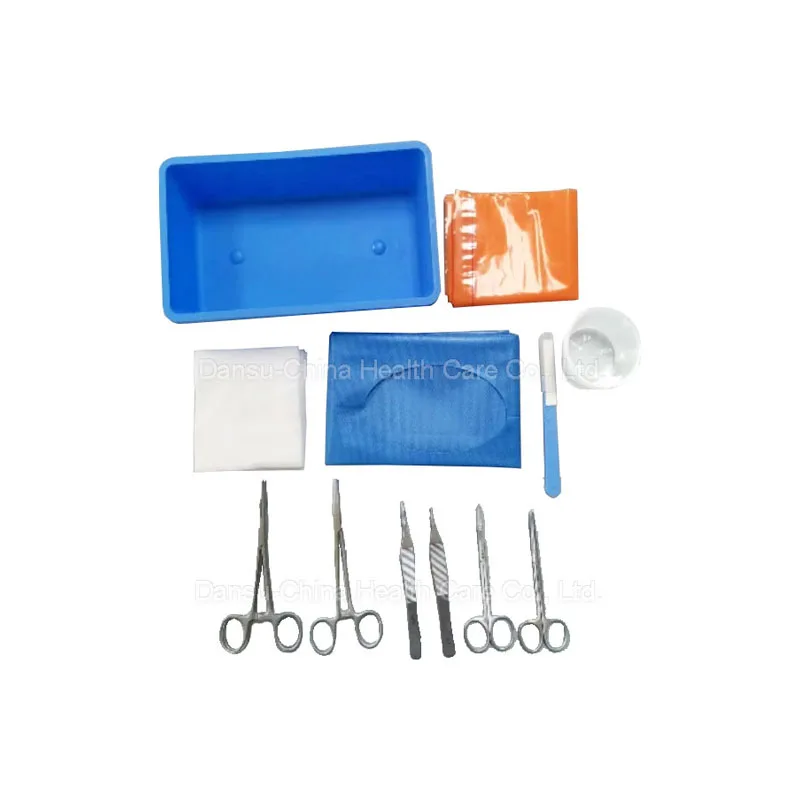 Medical sterile Skin Suture Surgical Training Kit Laceration Tray (Suturing Kit)