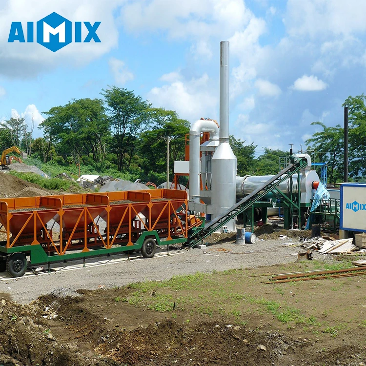 AIMIx scale hot selling asphalt equipment and 40t/h mobile asphalt mixing plant price