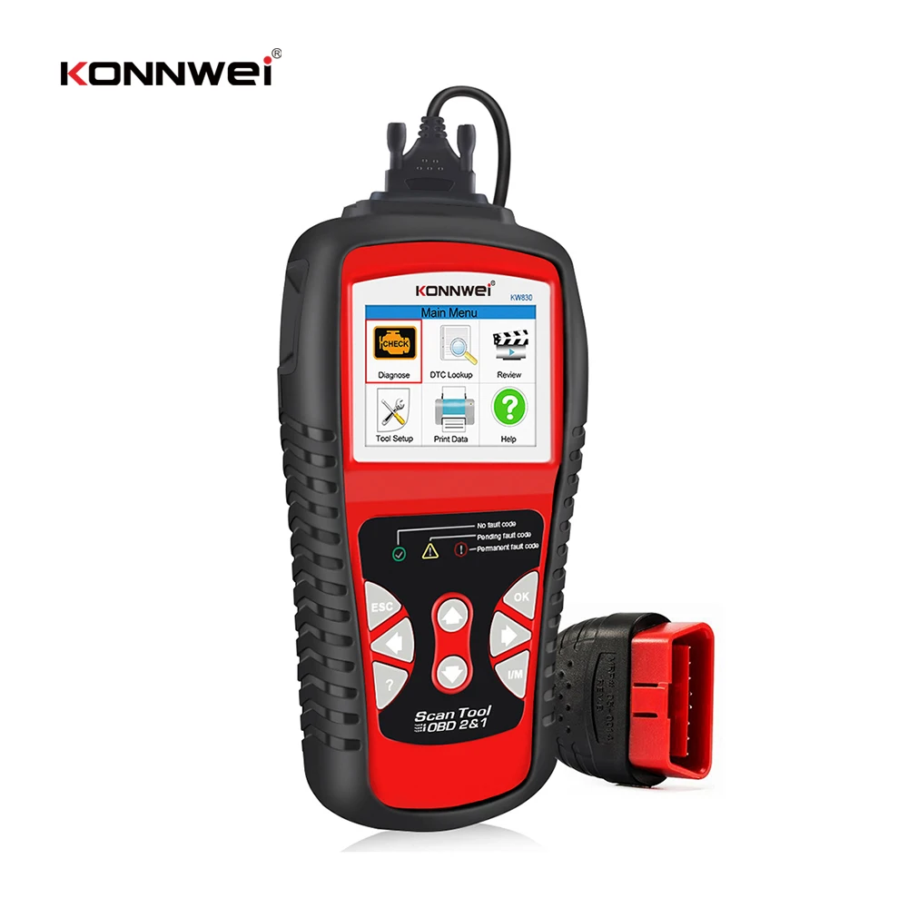 KONNWEI KW830 Original Car Diagnostic Tool OBD2 Automotive Scanner OBD 2 EOBD Better AD410 Engine Fault Code Reader Scan Tools